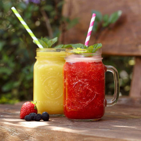 利比縣集市玻璃飲水罐（2 件）