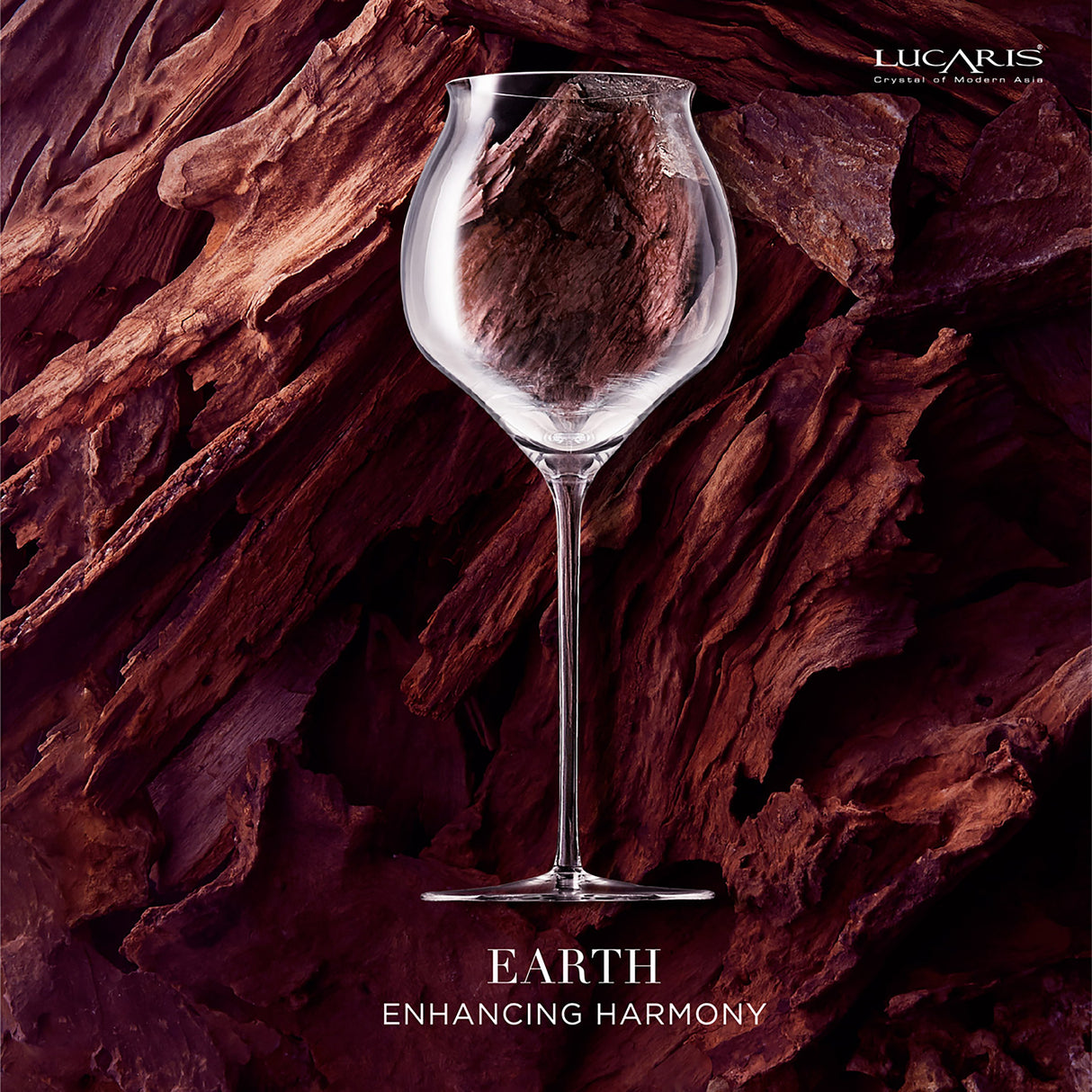 Elements Earth Handmade Glasses (2pc) + Bangkok Bliss Decanter 0.75L