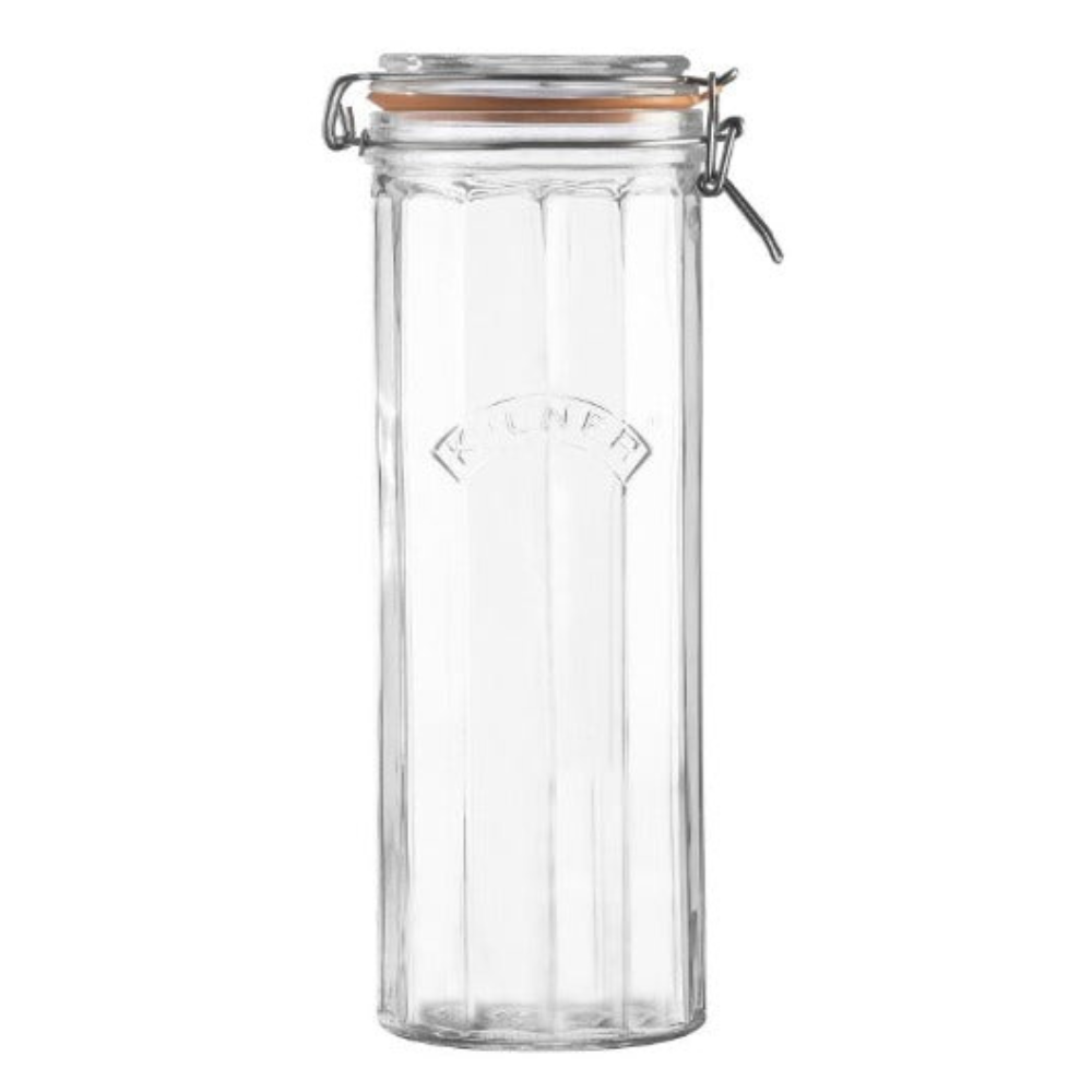 Faceted Clip Top Jar 2.2L