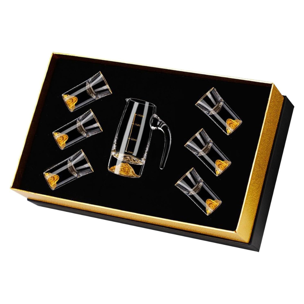Mou Tai Gift Set W/gold Mountain Bottom