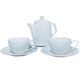 Teapot 500ml with 2 Sets of Cappuccino Cup & Saucer 180ml