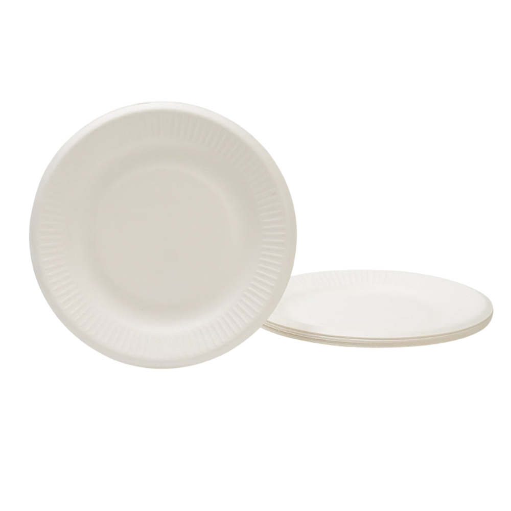 100% Biodegradable Oval Plate 6" [30-Pack]