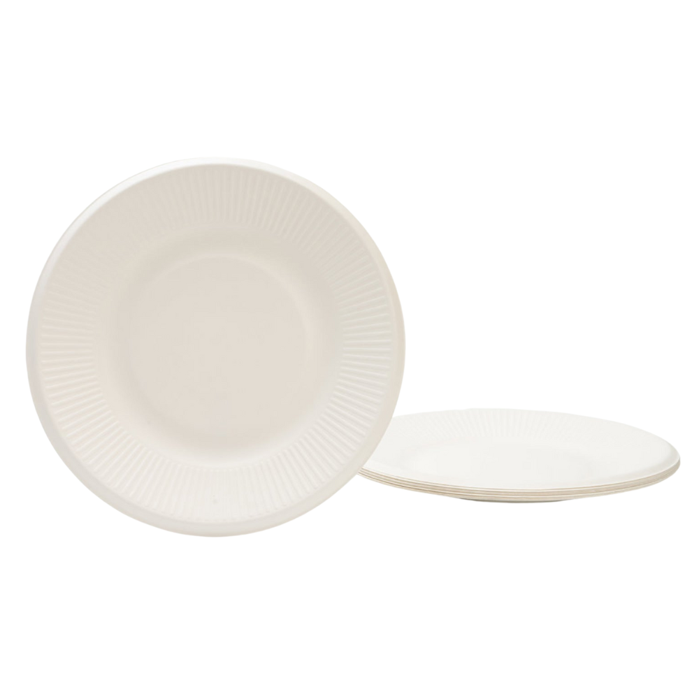 100% Biodegradable Plate 8" [30-Pack]