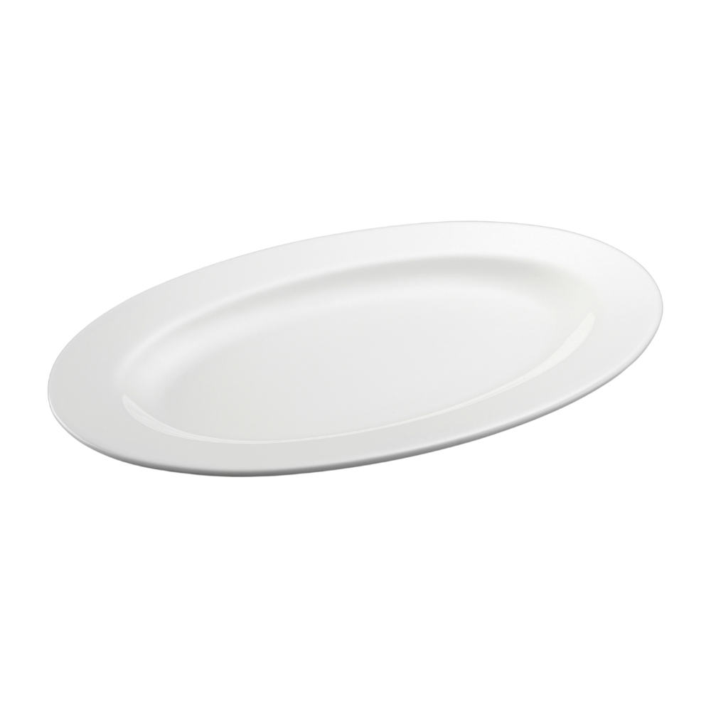 14" | 36 CM OVAL PLATTER - WHITE - WILMAX (3pcs)