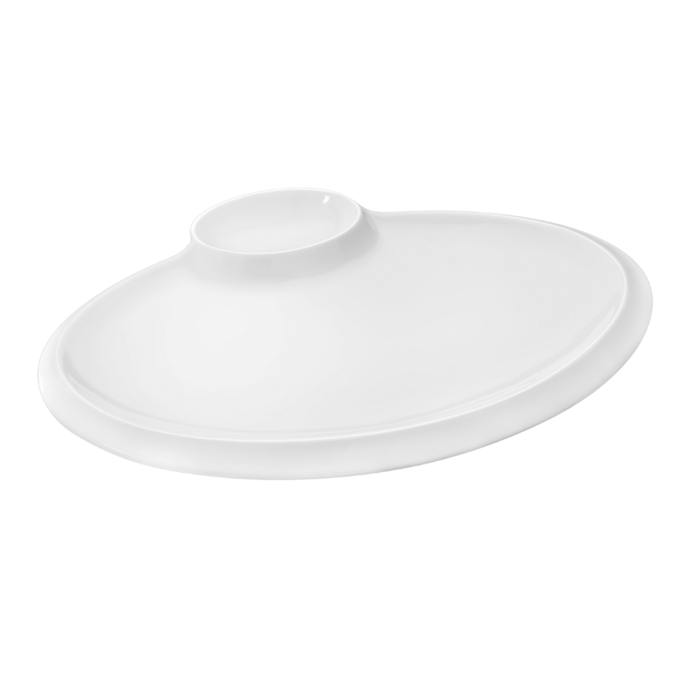 16" | 40 CM OVAL PLATTER - WHITE - WILMAX (3pcs)