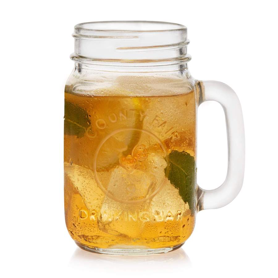 County Fair Drinking Jar 16.5oz | 488ml (Set of 2)