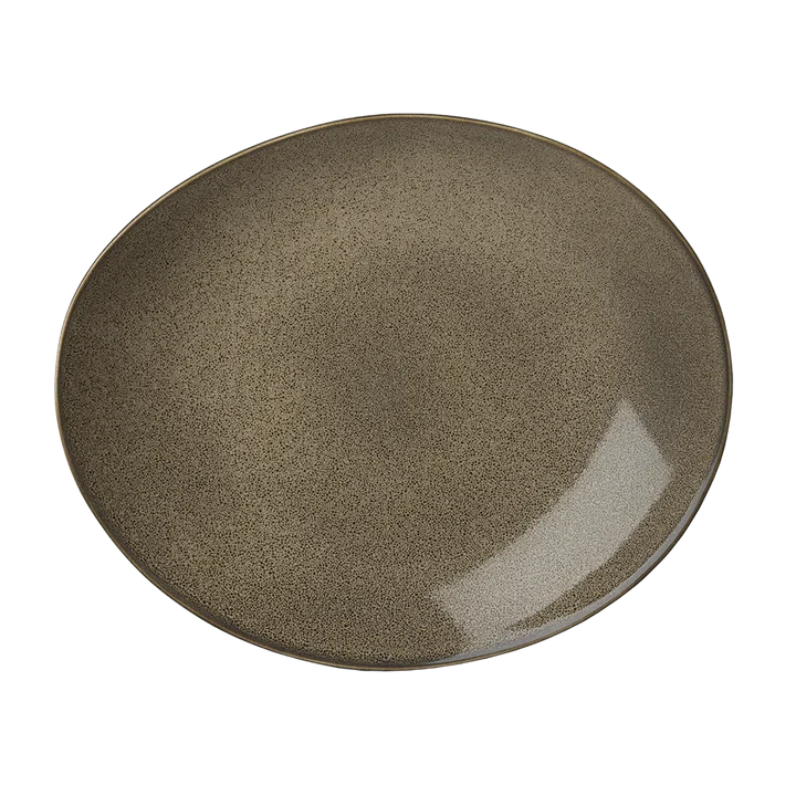 Rustic Oval Coupe Plate