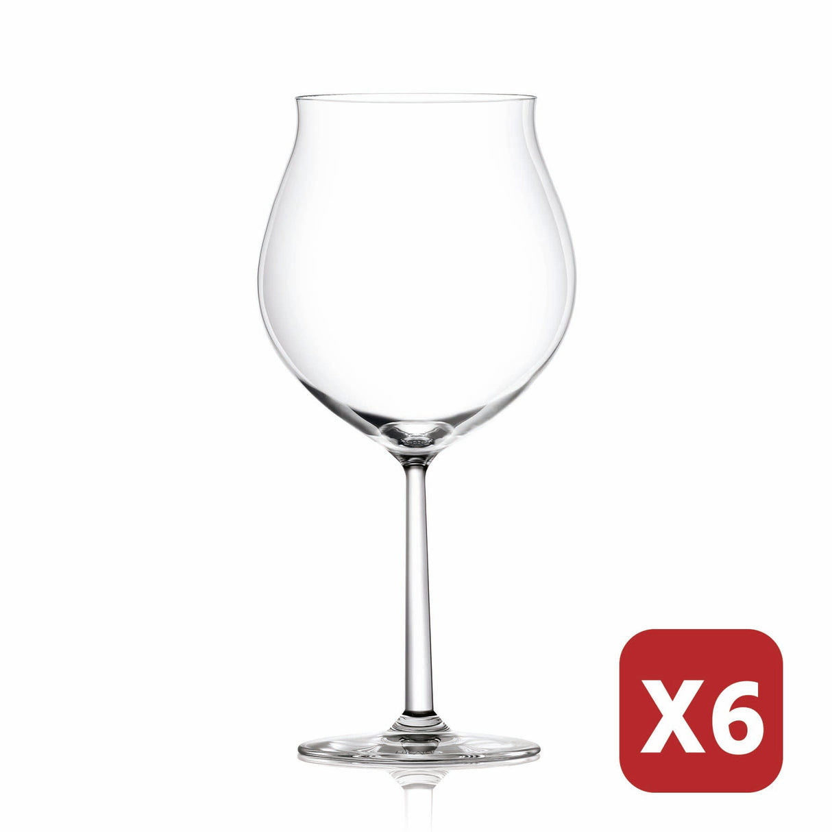 Shanghai Soul Burgundy Grande Glass 975ml (Set of 6)