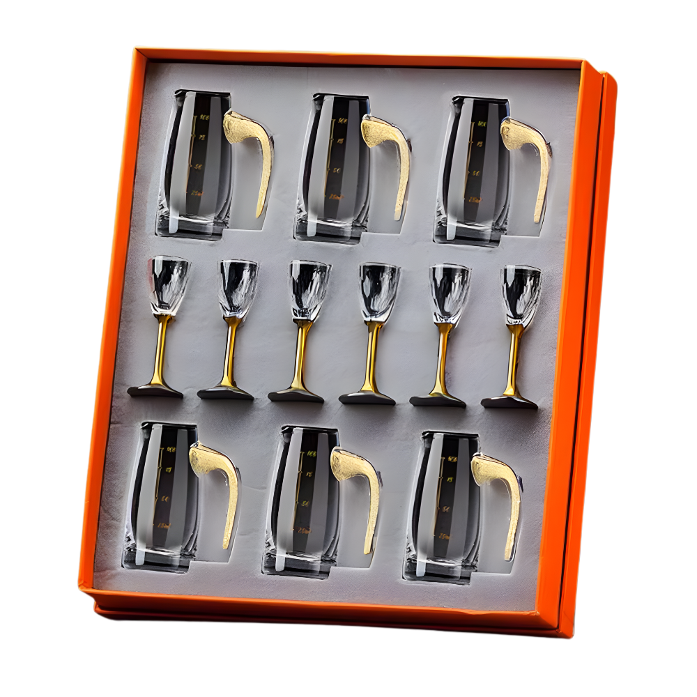 Mou Tai Set with Gold Mountain Bottom