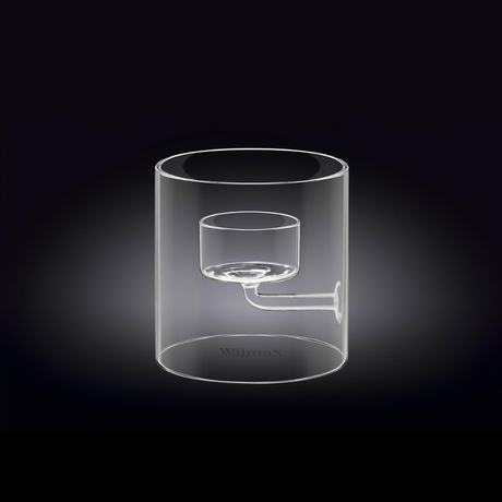 Glass Candle Holder for 1 Tea Light